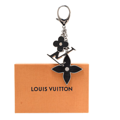 Louis Vuitton Electric Epi Fleur d'Epi Bag Charm Black 5 of 5