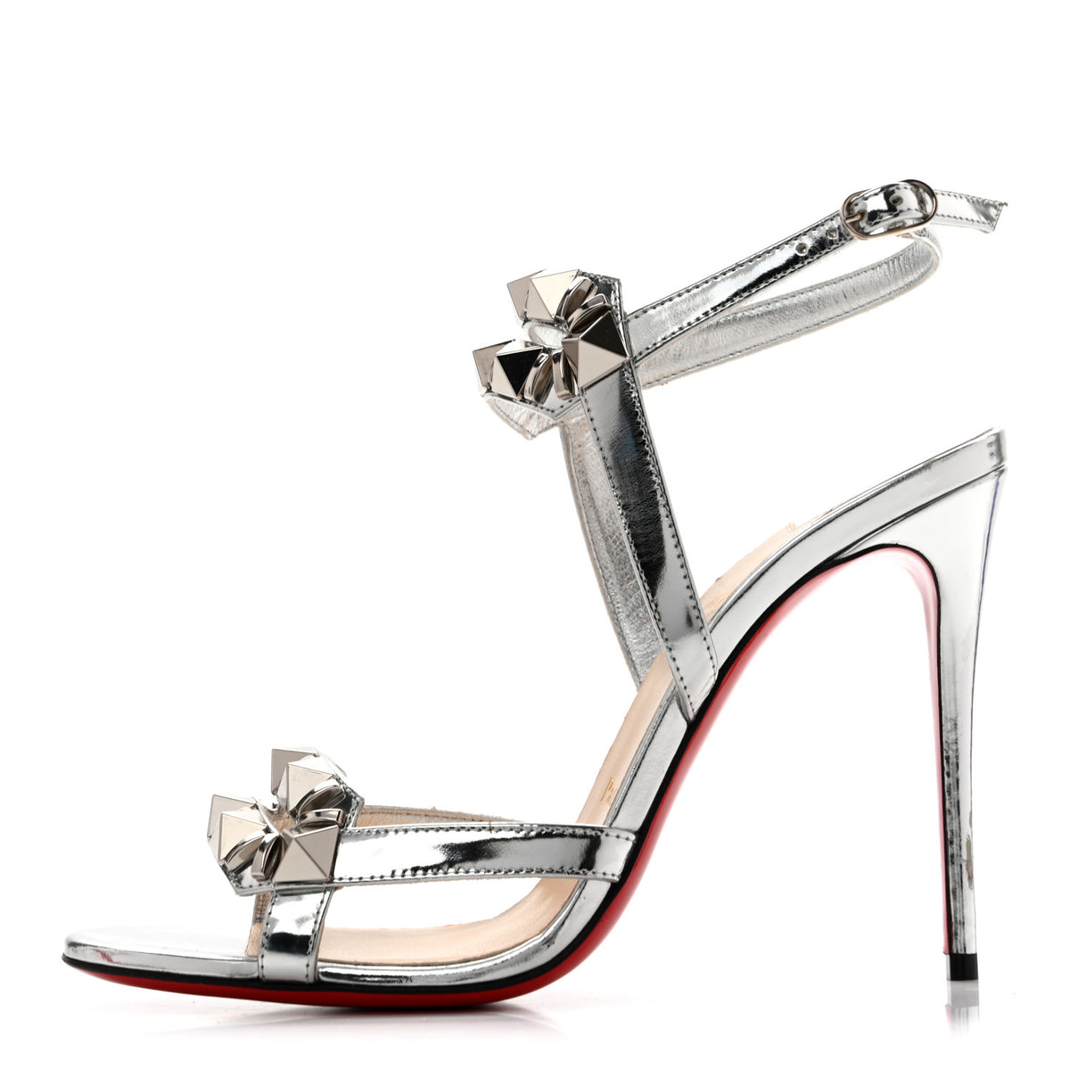 Specchio Studded Galerietta 100 Sandals 37 Silver