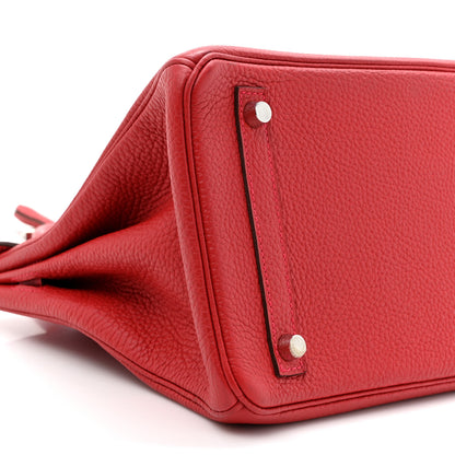 Hermes Togo BIRKIN 30 Rouge Casaque 10 of 18