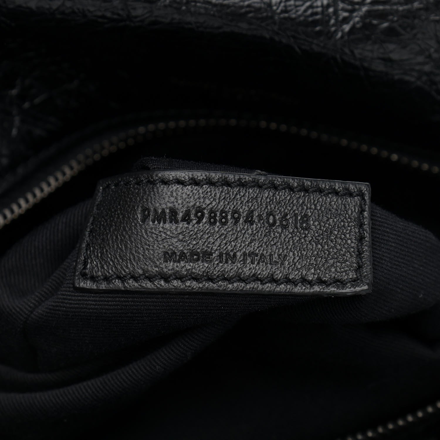 Saint Laurent Crinkled Calfskin Matelasse Monogram Medium Niki Chain Satchel Black 8 of 10