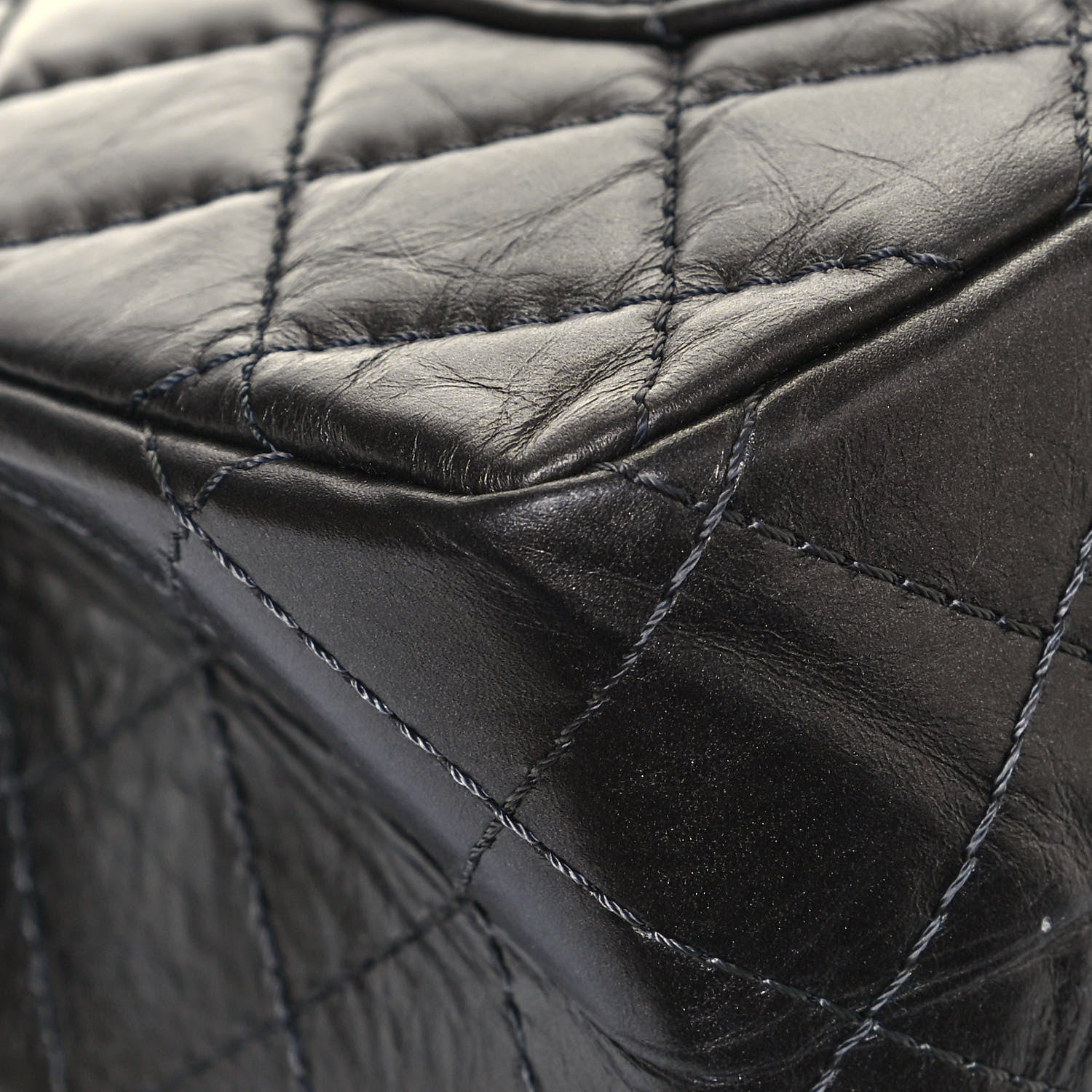 Chanel Aged Calfskin Quilted 2.55 Reissue 226 Flap Black 11 of 15