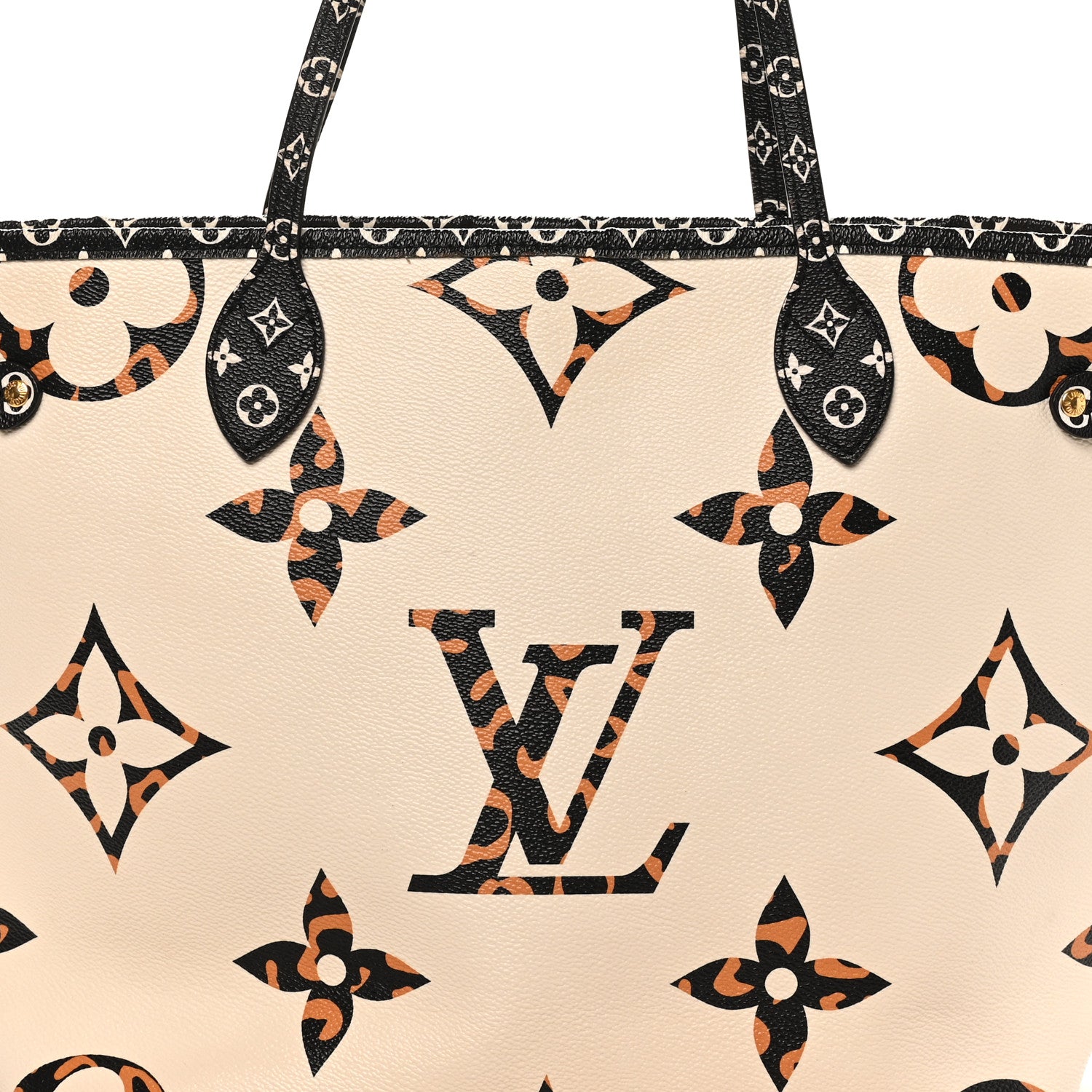 Louis Vuitton Monogram Giant Jungle Neverfull MM Ivory 8 of 10