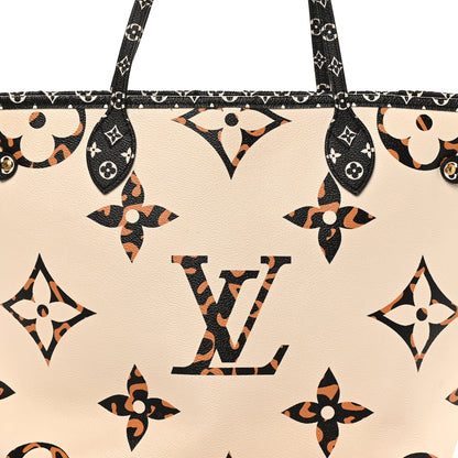 Louis Vuitton Monogram Giant Jungle Neverfull MM Ivory 8 of 10