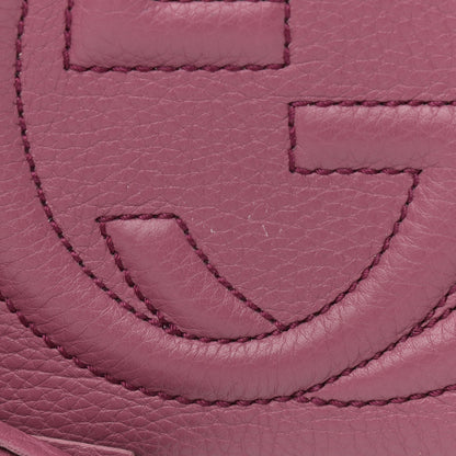 Gucci Pebbled Calfskin Small Soho Disco Bag Peonia Flower 13 of 15