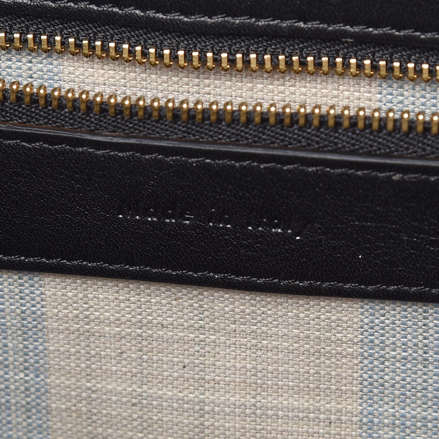 Celine Cotton Canvas Striped Medium Phantom Luggage 7 of 8