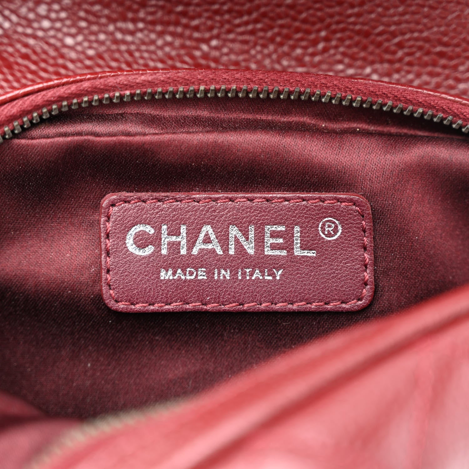 Chanel Caviar Quilted Small Pocket Camera Case Red 6 of 10