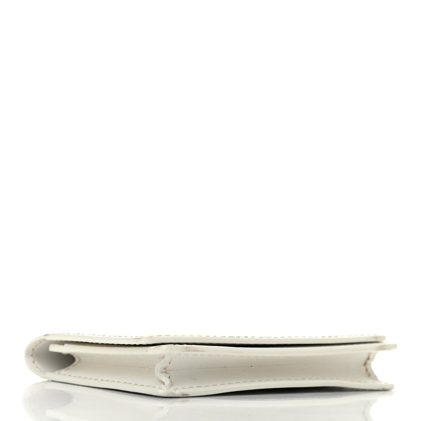 Goyardine Business Card Holder White
