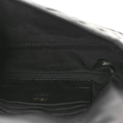 Fendi Nappa FF 1974 Embossed Mini Baguette Black 5 of 10