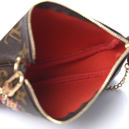 Louis Vuitton Monogram 2020 Christmas Animation Bumper Cars Mini Pochette Accessories Coquelicot 5 of 8