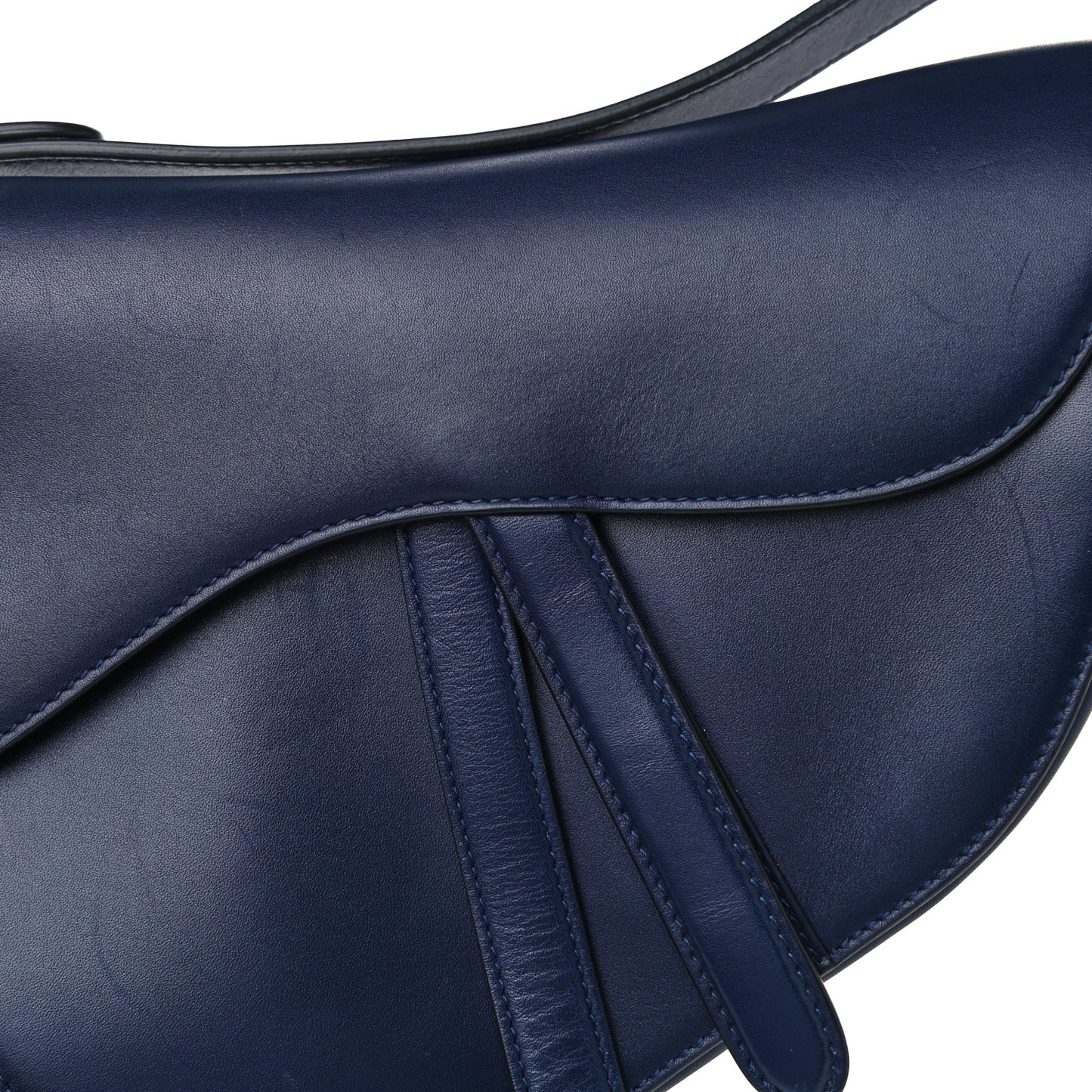 Calfskin Saddle Bag Blue