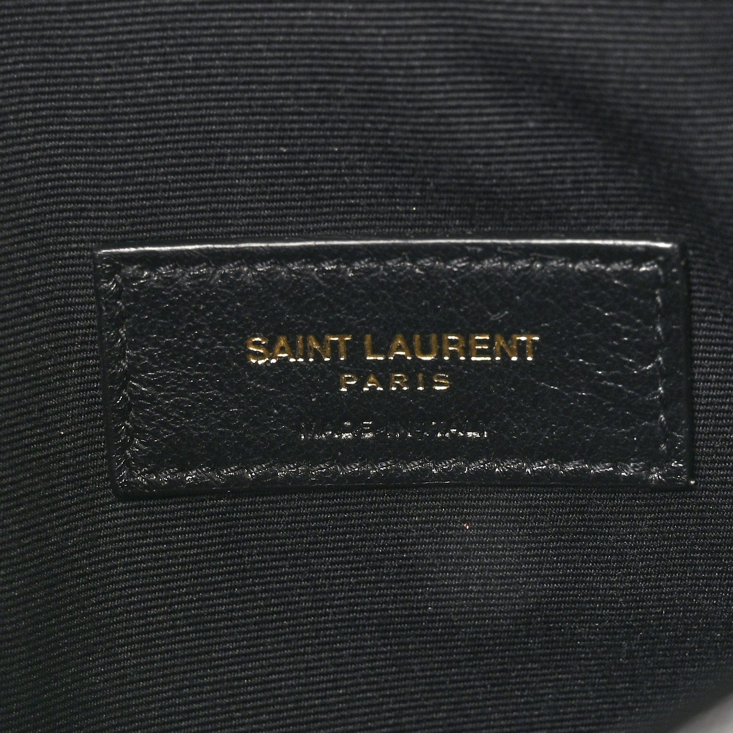 Saint Laurent Grain De Poudre Uptown Pouch Black 7 of 8