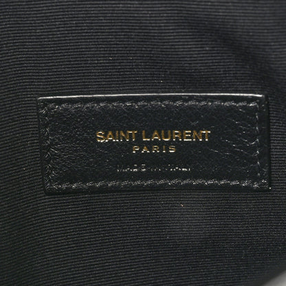 Saint Laurent Grain De Poudre Uptown Pouch Black 7 of 8