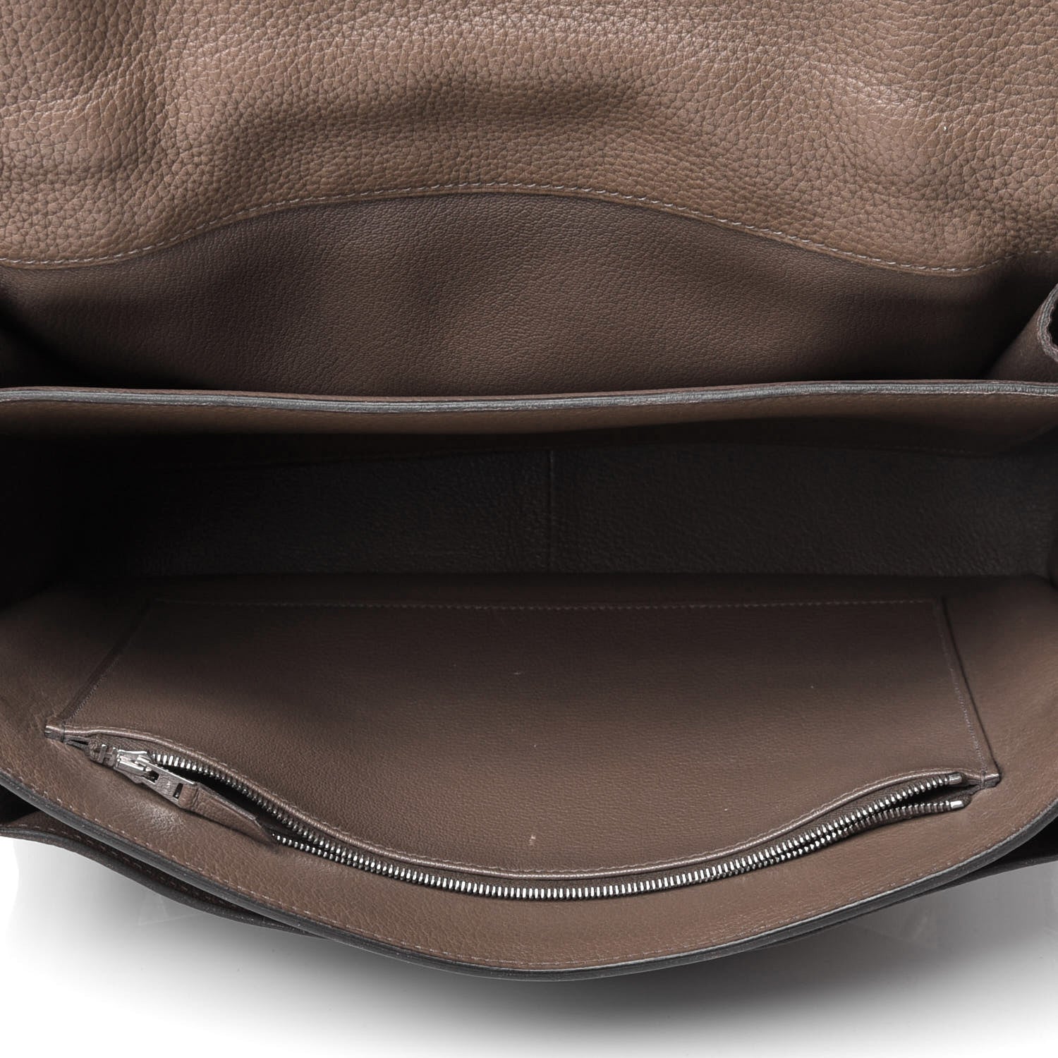 Hermes Taurillon Clemence Steve Caporal Messenger Cacao 4 of 4