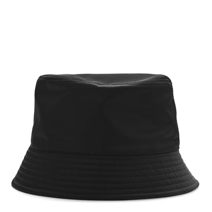 Prada Re-Nylon Metal Triangle Logo Womens Bucket Hat L Black 4 of 9