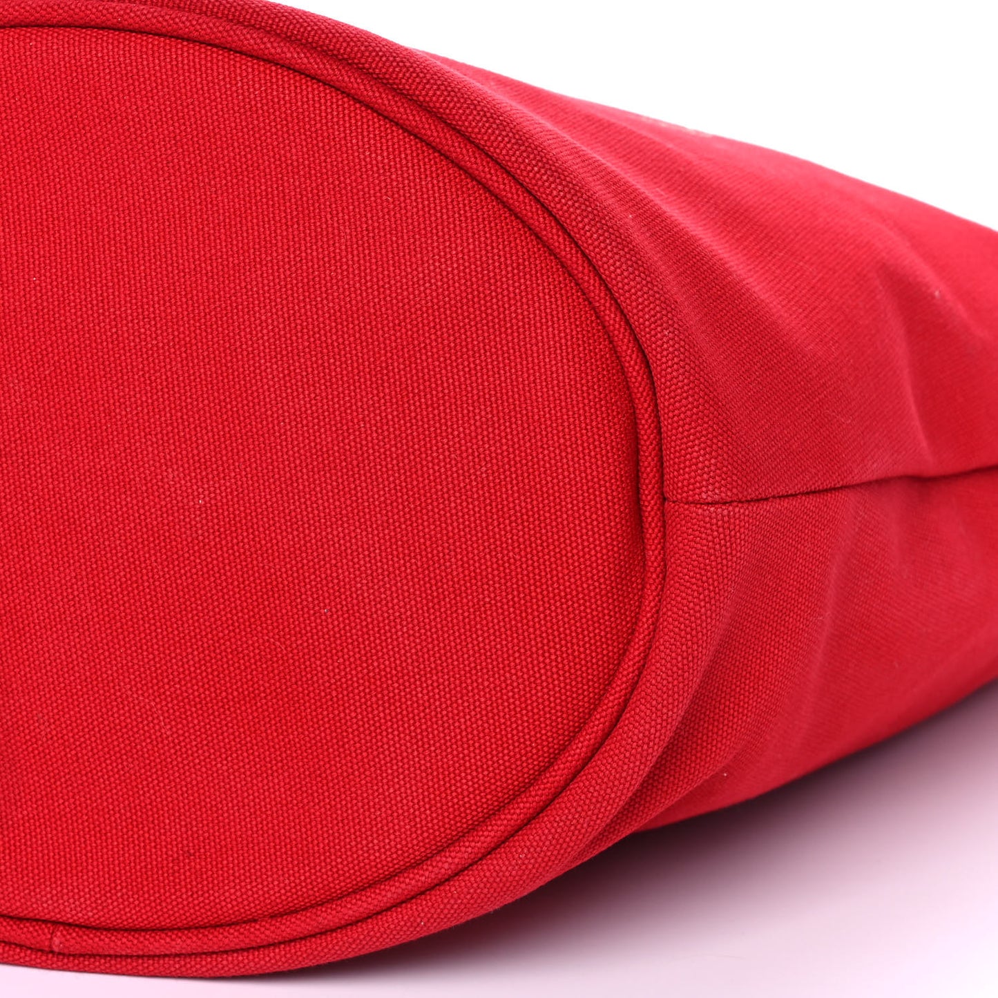 Canapa Logo Bucket Tote Rosso