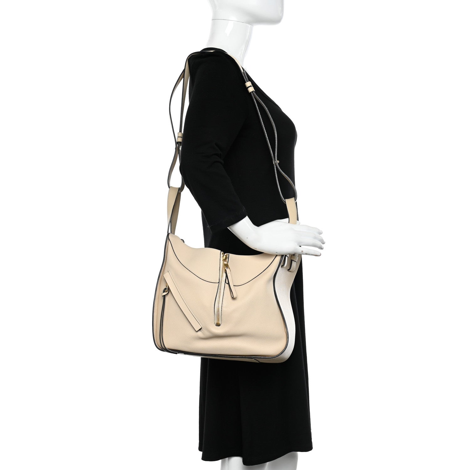 Loewe Grained Calfskin Small Hammock Shoulder Bag Sand 2 of 9