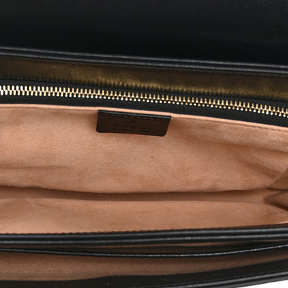 Gucci Azalea Calfskin Horsebit 1955 Shoulder Bag Black 5 of 11