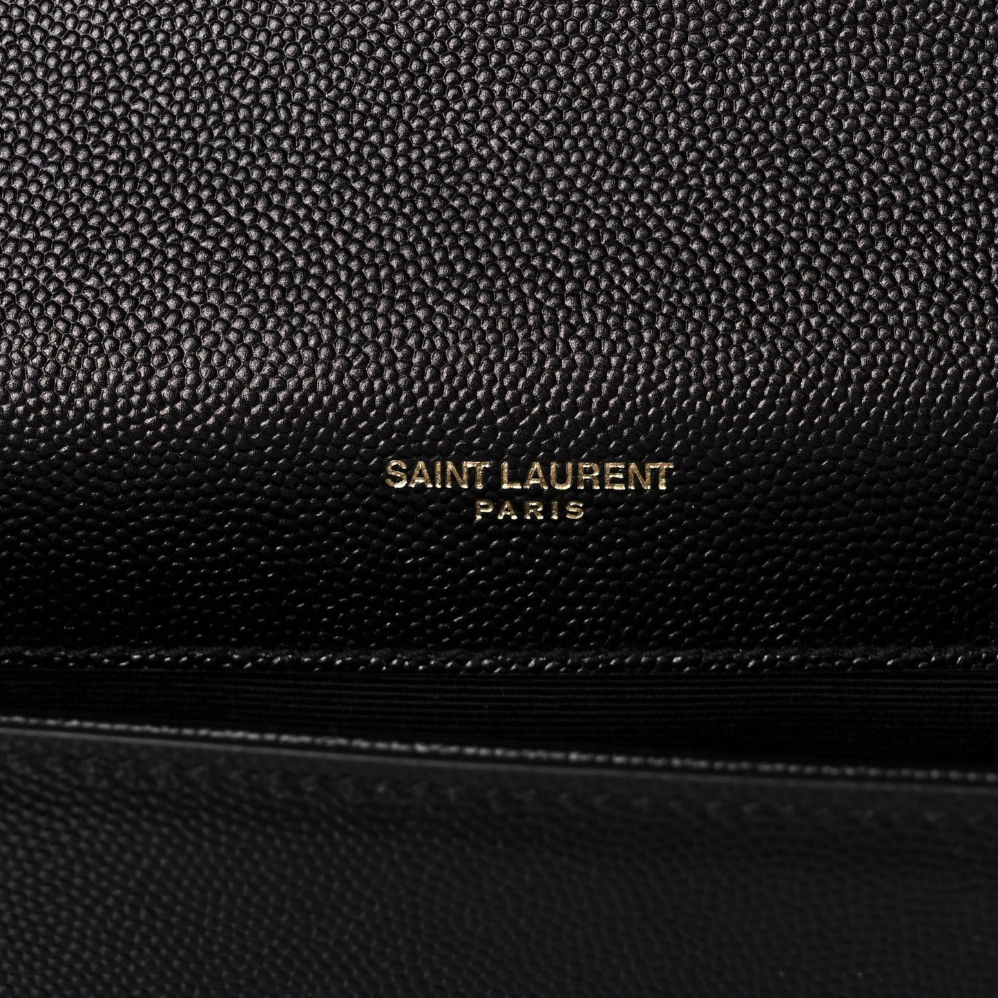Grain De Poudre Medium Classic Monogram Kate Satchel Black