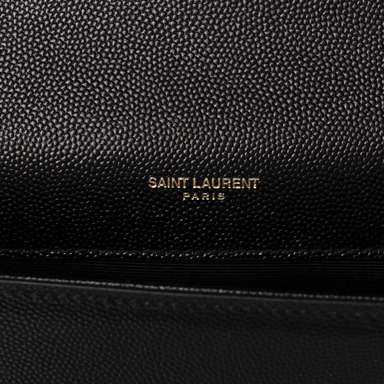 Saint Laurent Grain De Poudre Medium Classic Monogram Kate Satchel Black 5 of 10