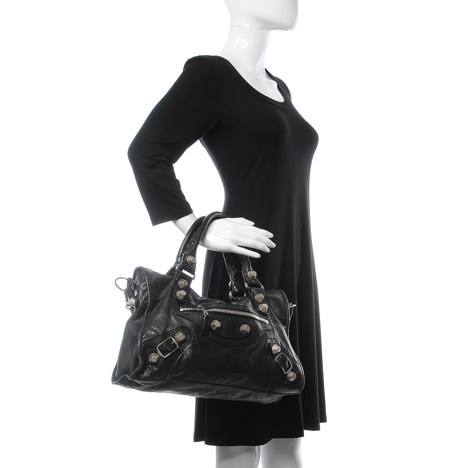 Balenciaga Agneau Giant 21 Silver Hardware City Black 14 of 47