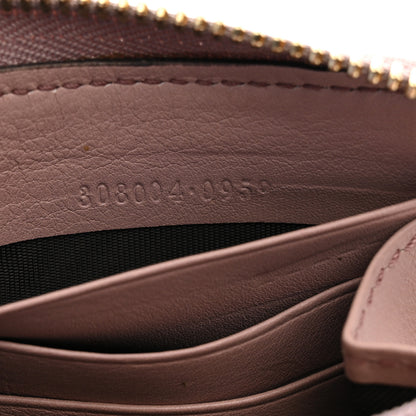 Gucci Patent Soho Zip Around Wallet Dark Cipria 7 of 7