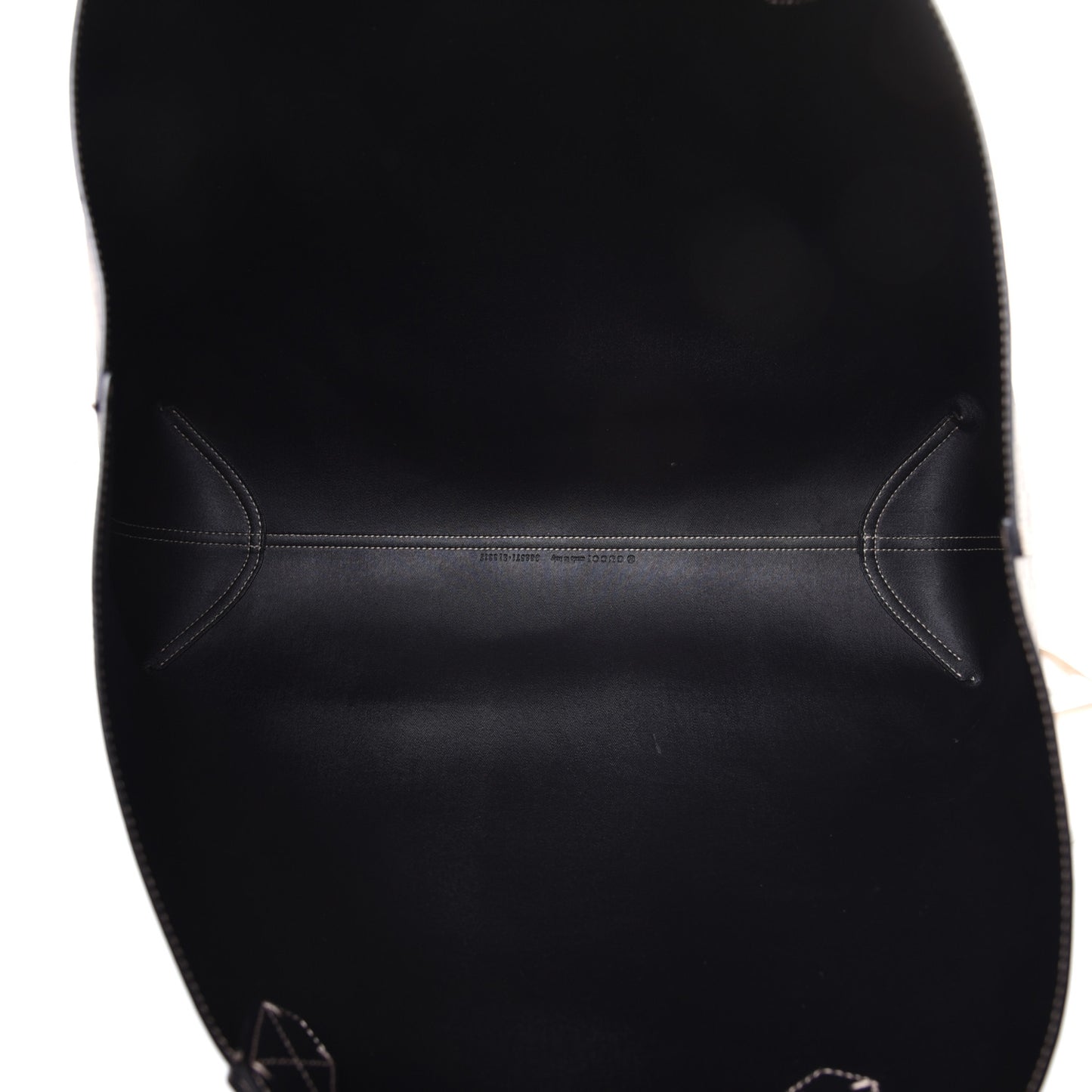 GG Supreme Monogram Large Reversible Tote Beige Black