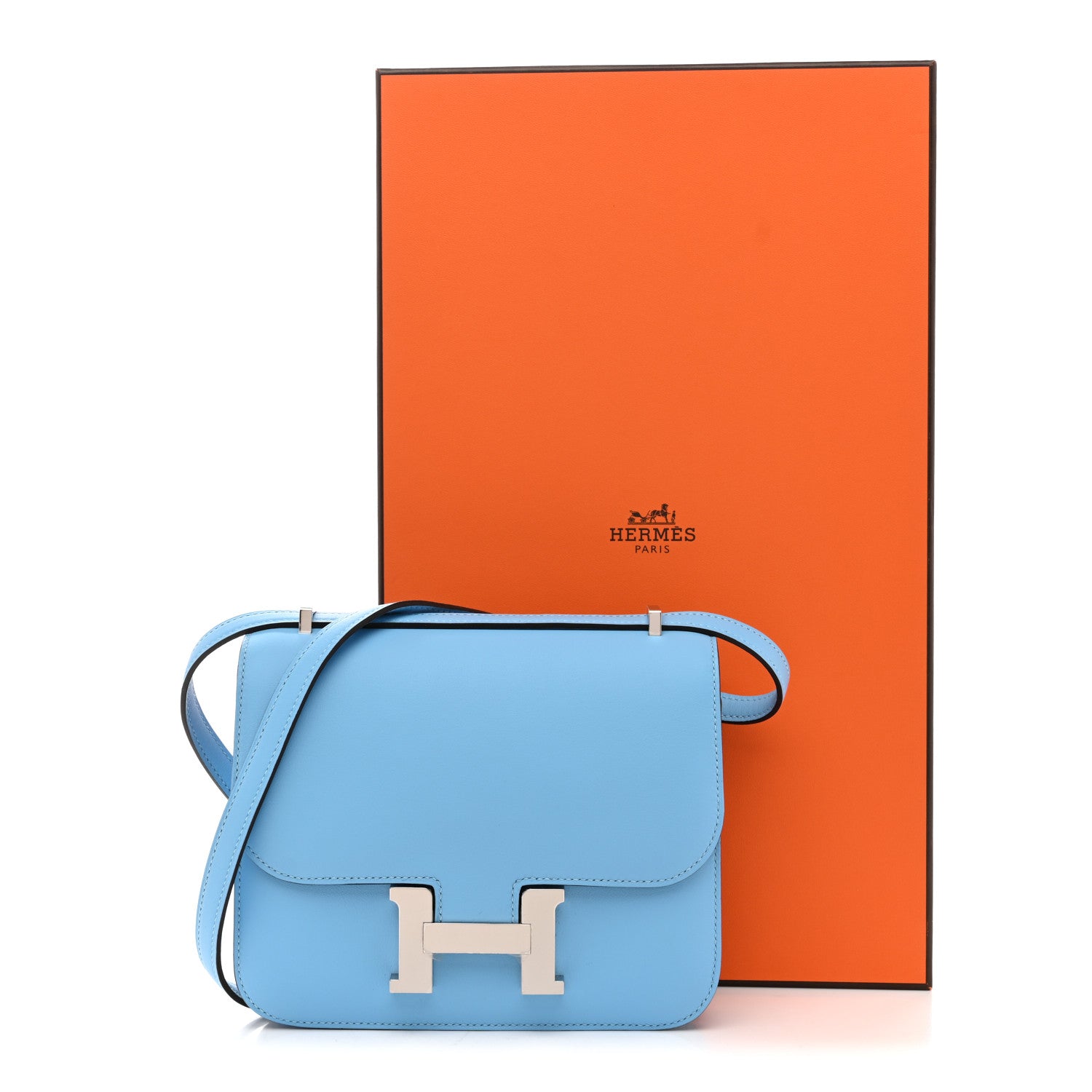 Hermes Swift Constance 18 Celeste 12 of 12