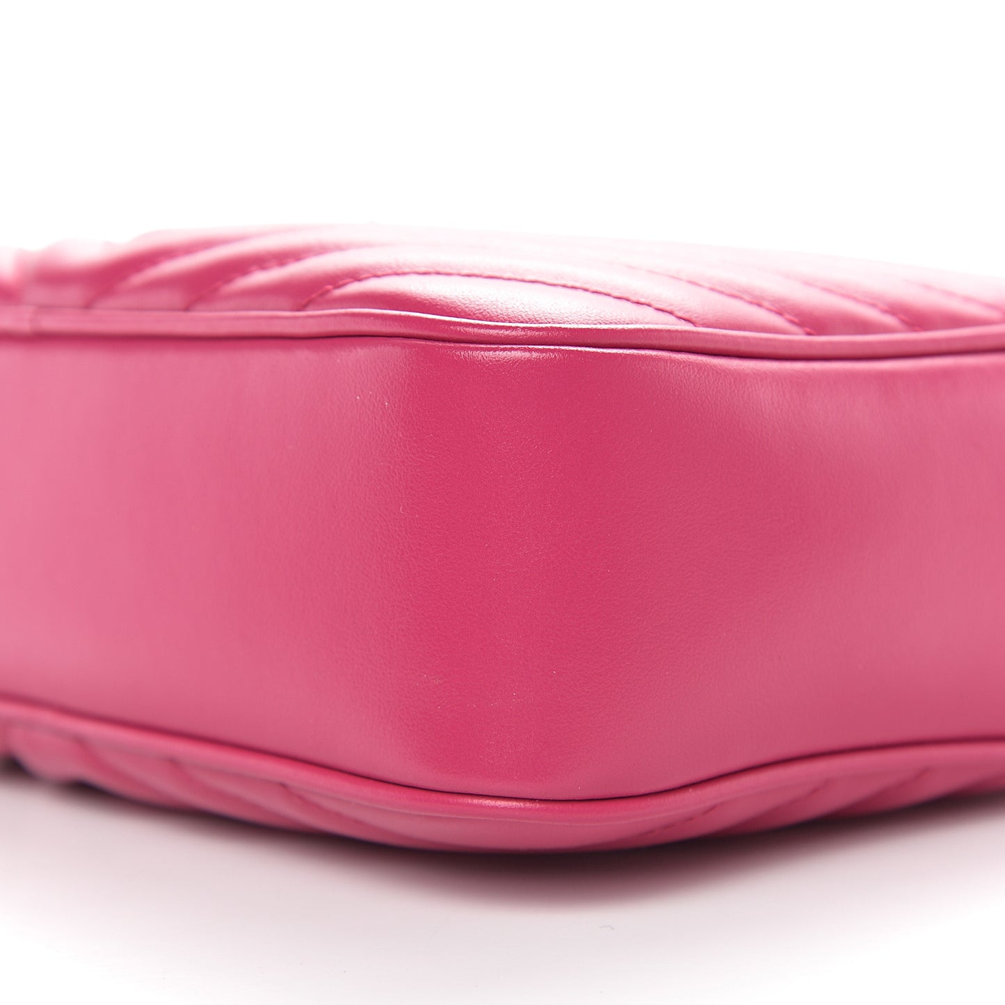Calfskin Matelasse Monogram Lou Camera Bag Bright Pink
