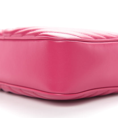 Saint Laurent Calfskin Matelasse Monogram Lou Camera Bag Bright Pink 7 of 8