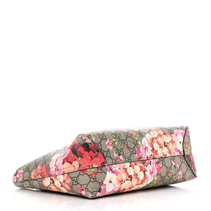 Gucci GG Supreme Monogram Blooms Small Reversible Tote Beige Multicolor Dry Rose 6 of 15