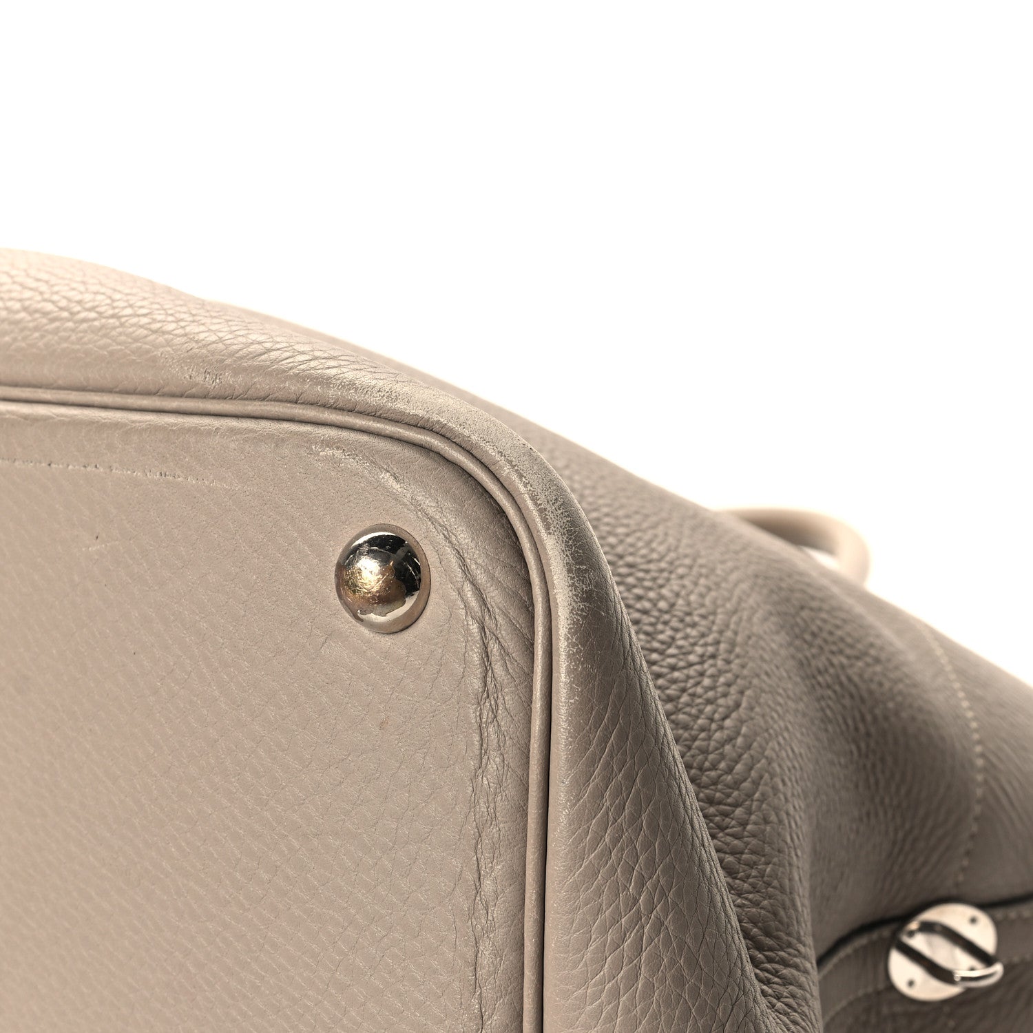 Hermes Taurillon Clemence Bolide 45 Gris Tourterelle 12 of 15