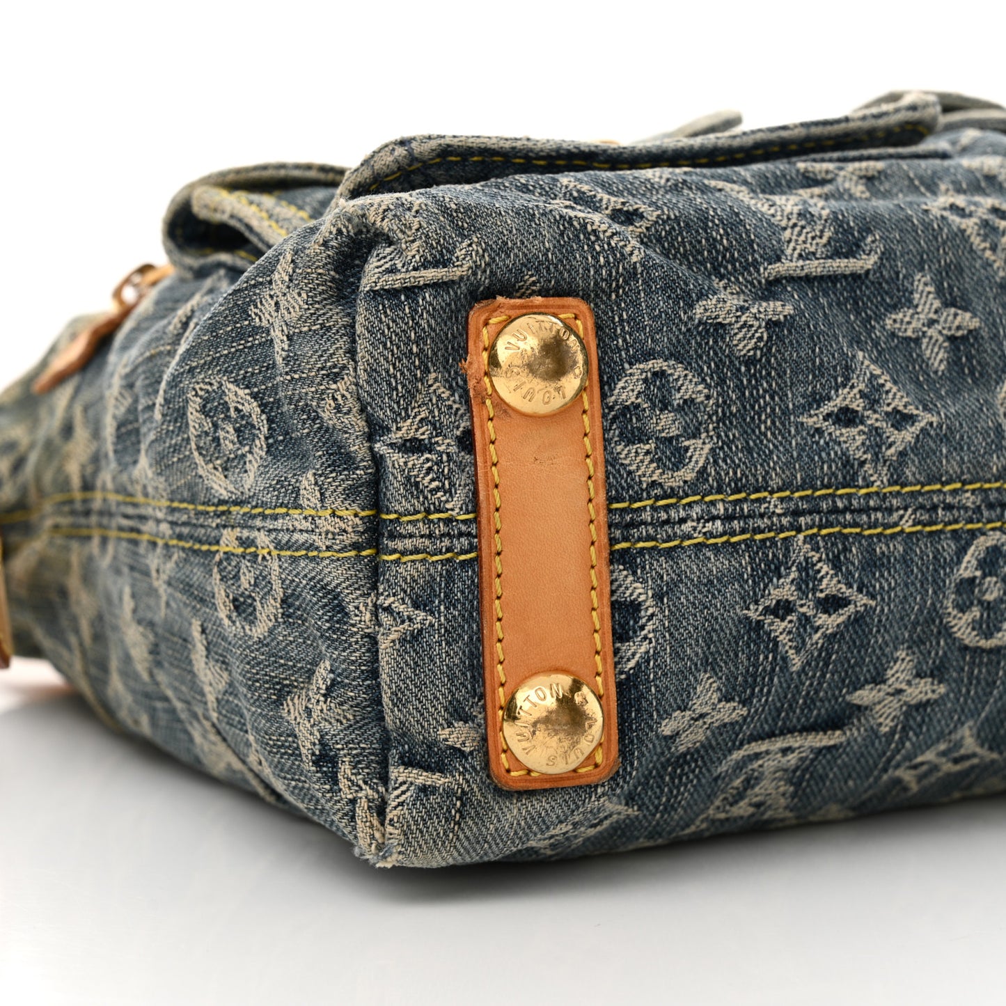 Monogram Denim Baggy PM Blue