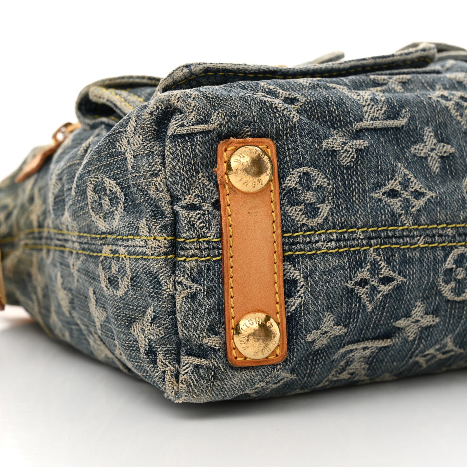 Louis Vuitton Monogram Denim Baggy PM Blue 10 of 17