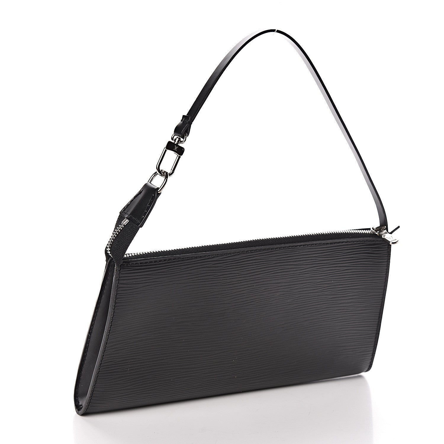 Louis Vuitton Epi Pochette Accessories 24 Black 3 of 10