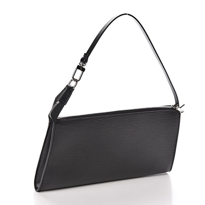 Louis Vuitton Epi Pochette Accessories 24 Black 3 of 10