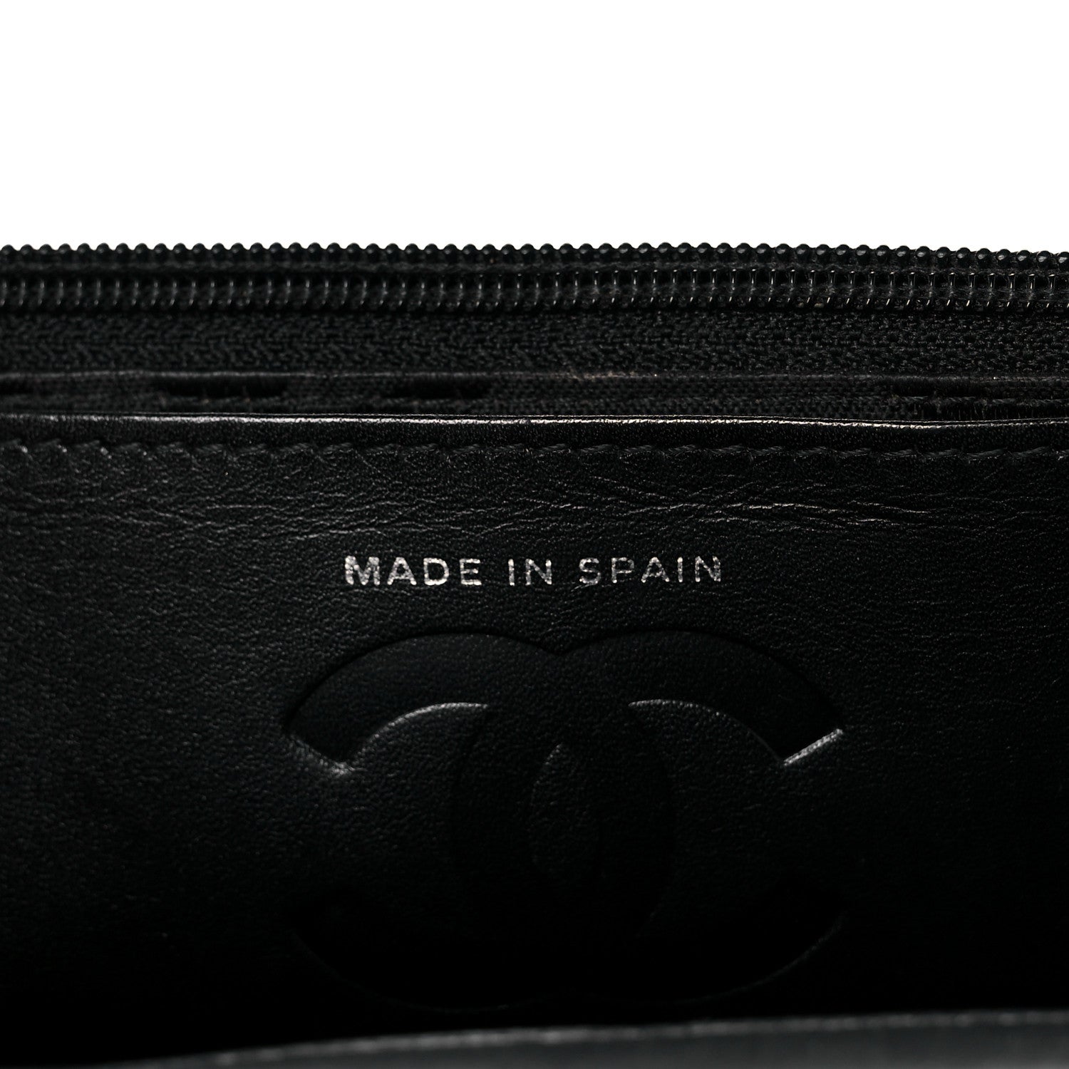 Chanel Calfskin Quilted Cambon Wallet On Chain WOC Black 7 of 15