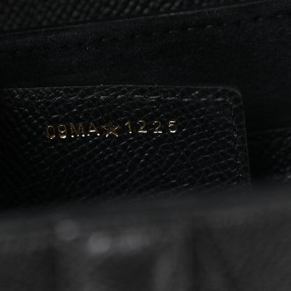 Christian Dior Grained Calfskin Saddle Bag With Strap Black 6 of 10