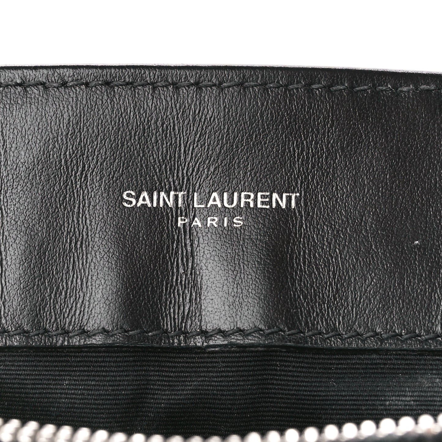 Calfskin Y Quilted Monogram Medium Loulou Chain Satchel Black