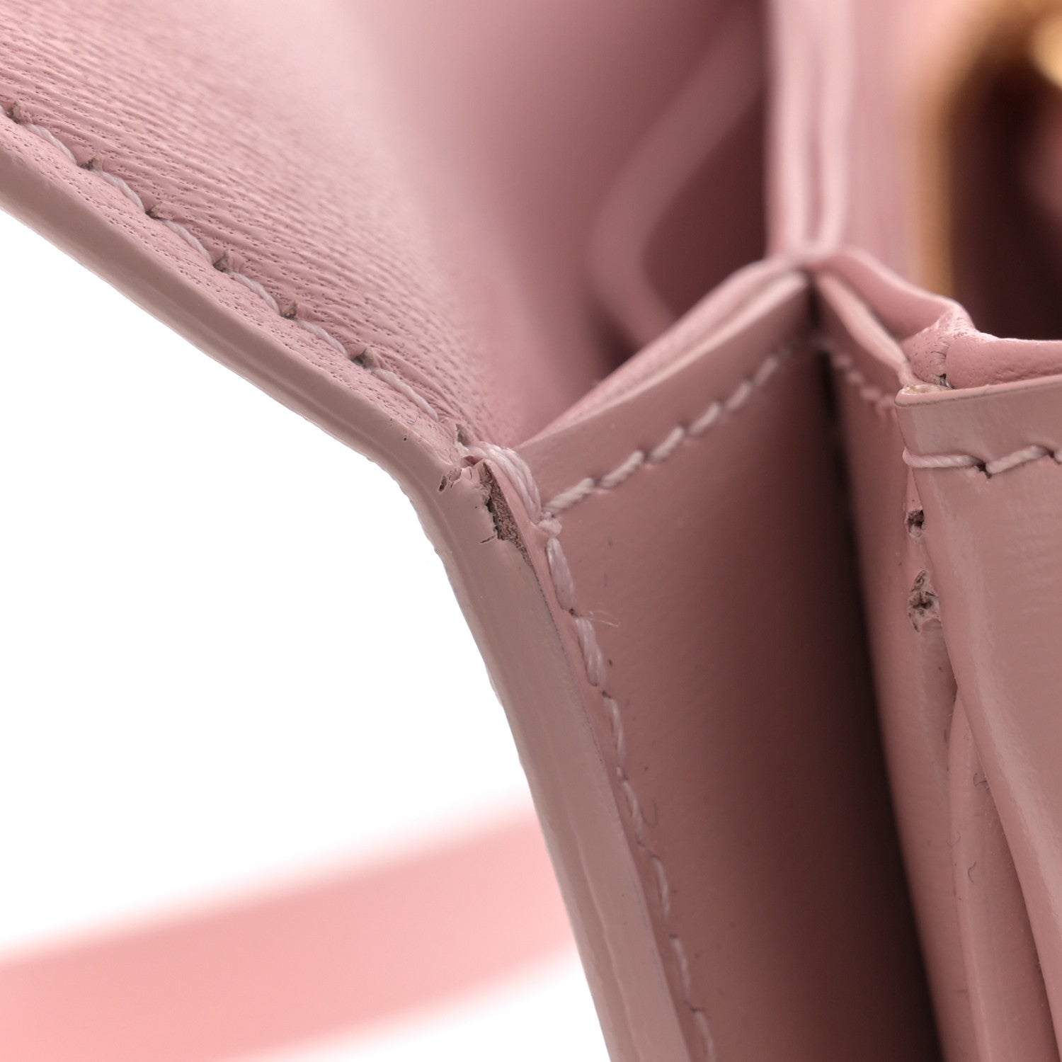 Celine Shiny Calfskin Teen Triomphe Vintage Pink 11 of 12