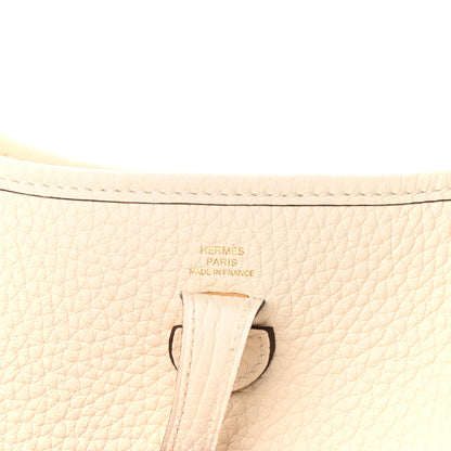 Hermes Taurillon Clemence Amazone Evelyne TPM Nata Craie 6 of 9