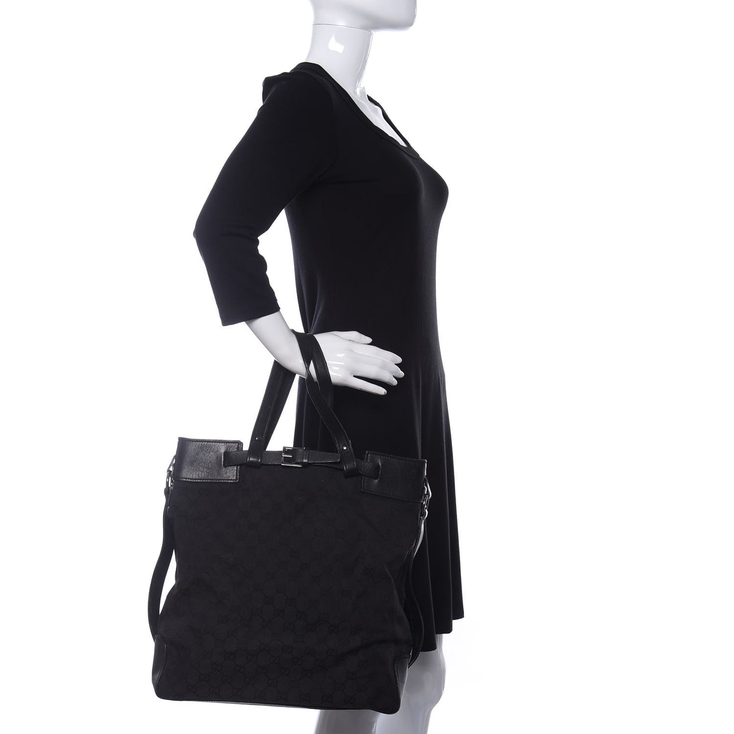 Monogram Tote Black
