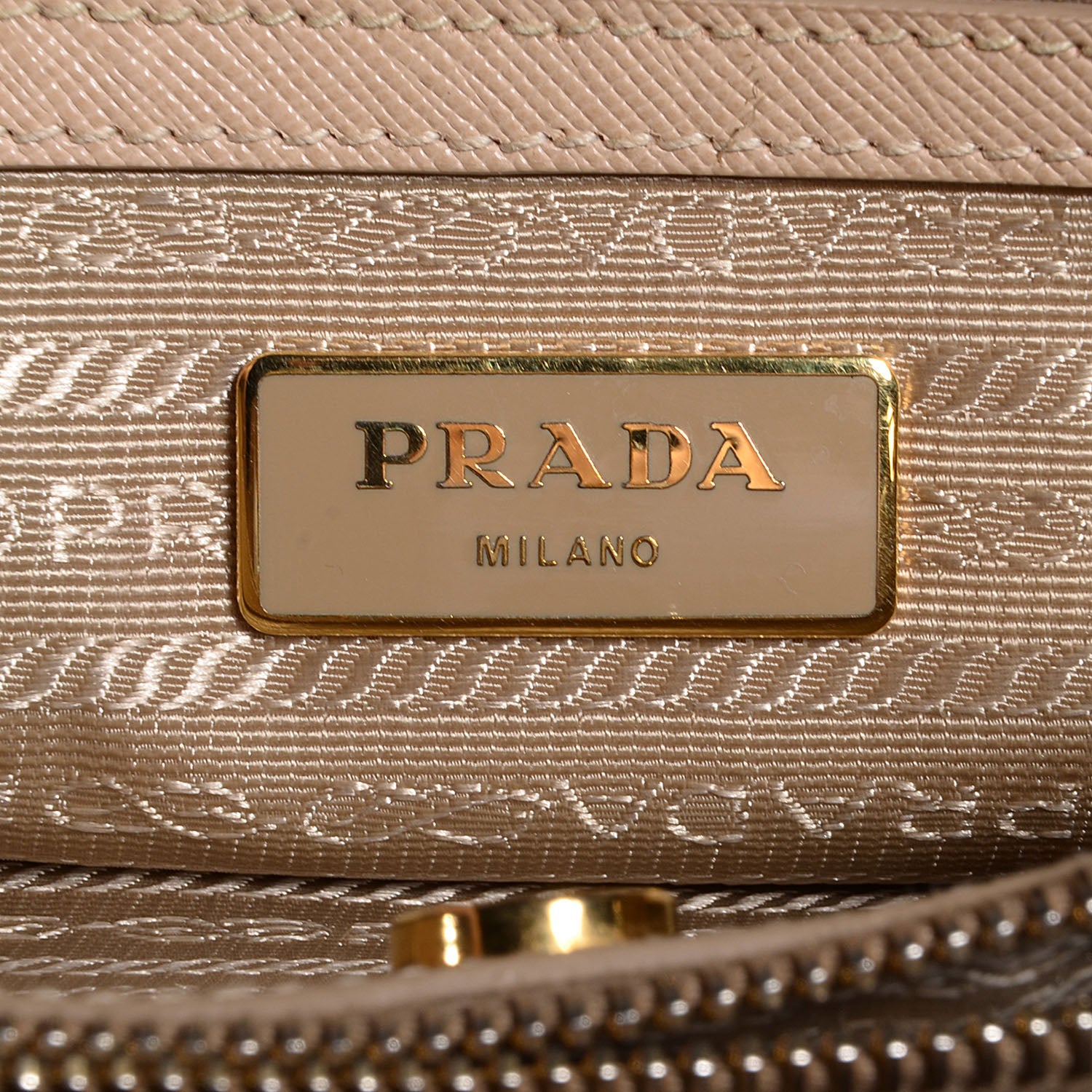 Prada Saffiano Lux Medium Tote Sabbia 11 of 11