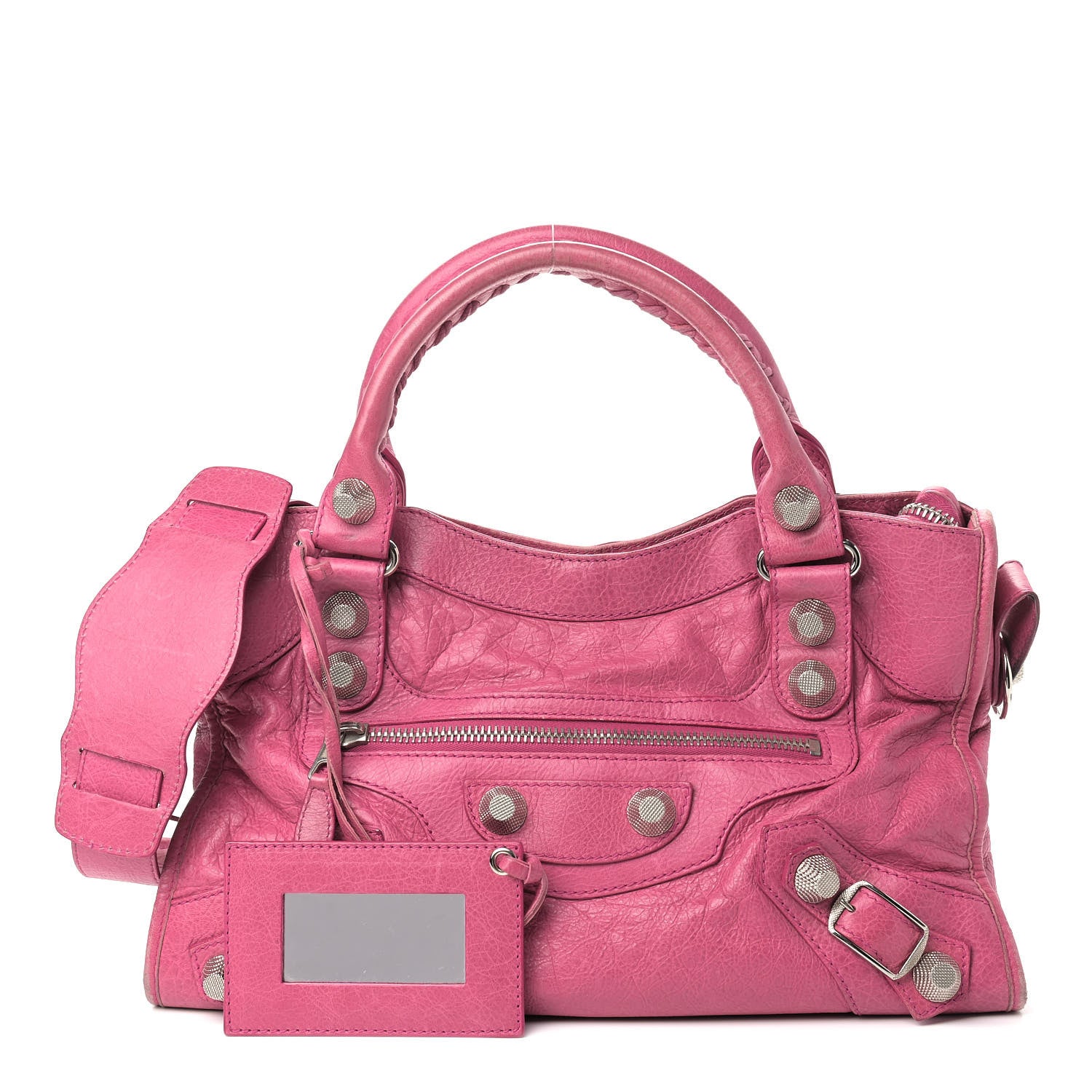 Balenciaga Agneau Giant 21 Silver Hardware City Cyclamen Fucsia 1 of 14