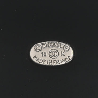 Chanel Metal Resin Pearl Emoji Brooch Silver Pink 4 of 4