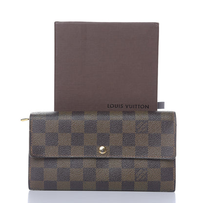 Louis Vuitton Damier Ebene Sarah Wallet 13 of 13