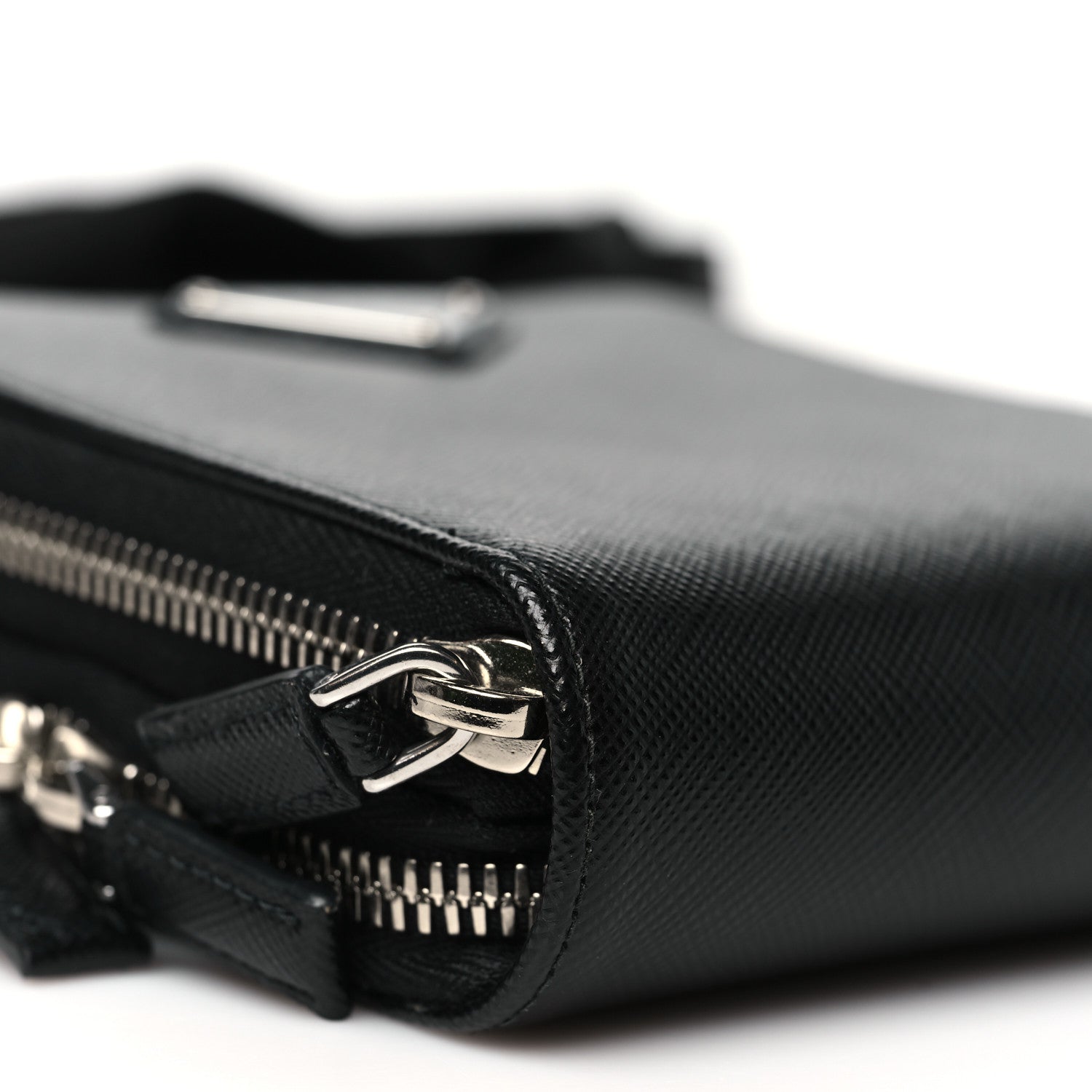 Prada Saffiano Smartphone Case Crossbody Black 9 of 10