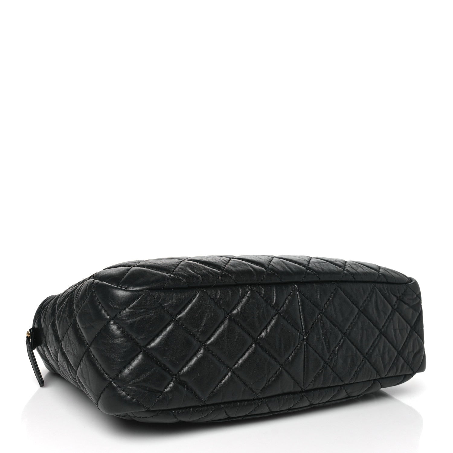 Chanel Aged Calfskin Quilted Large Reissue Camera Case Black 4 of 10