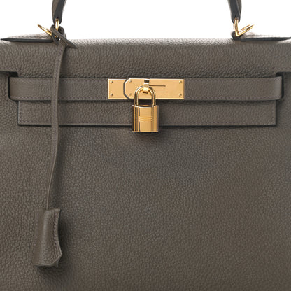 Hermes Togo Kelly Retourne 28 Vert Maquis 8 of 10