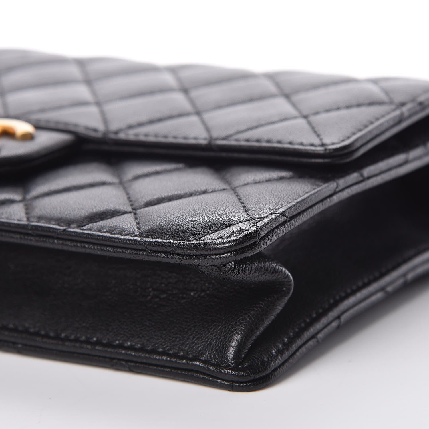 Chanel Lambskin Quilted Small Chic Pearls Flap Black 9 of 12