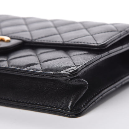 Chanel Lambskin Quilted Small Chic Pearls Flap Black 9 of 12